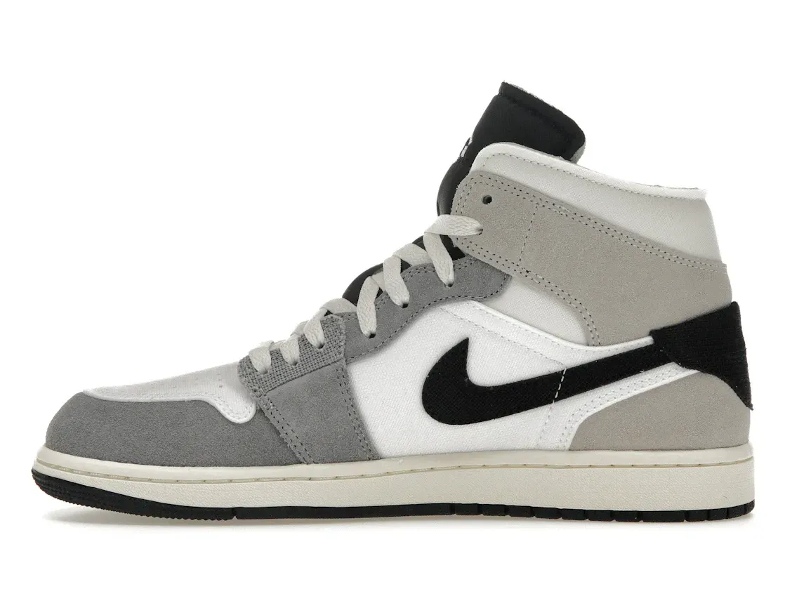 Фото № 3 с приближением к товару «‎Jordan 1 Mid SE Craft White Cement Grey Black»