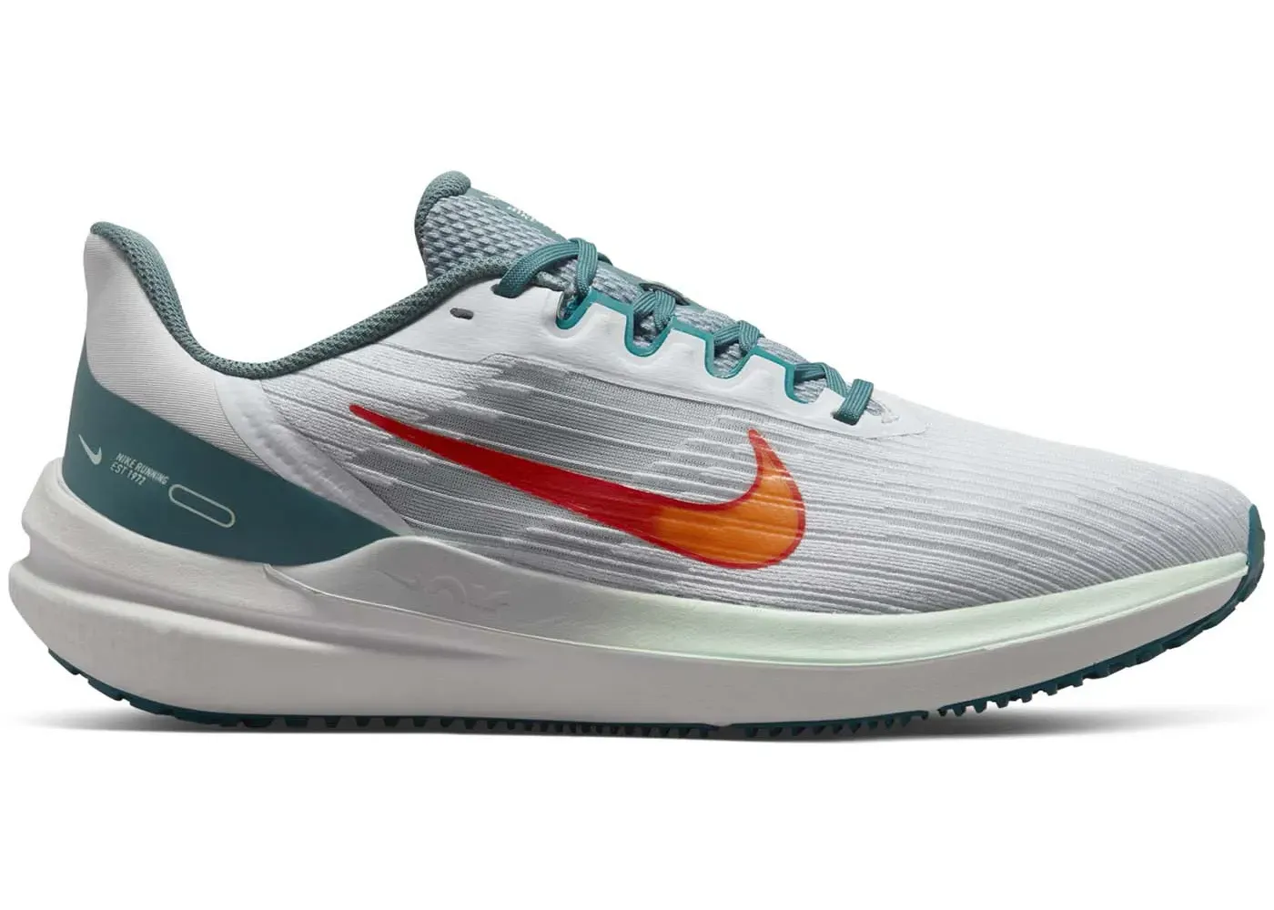 Фото № 1 с приближением к товару «‎Nike Air Winflo 9 Pure Platinum Mineral Slate Blue»