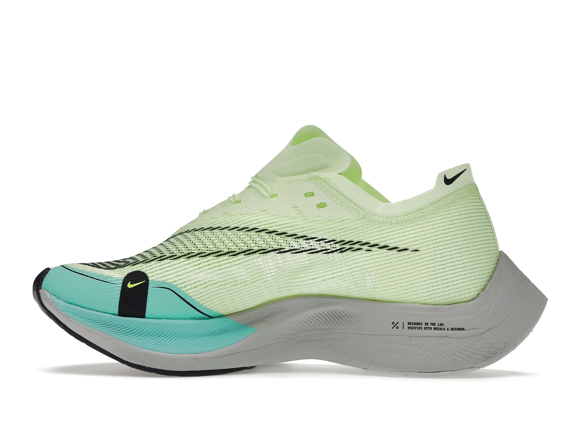 Фото № 5 с приближением к товару «‎Nike ZoomX Vaporfly Next% 2 Barely Volt Turquoise »