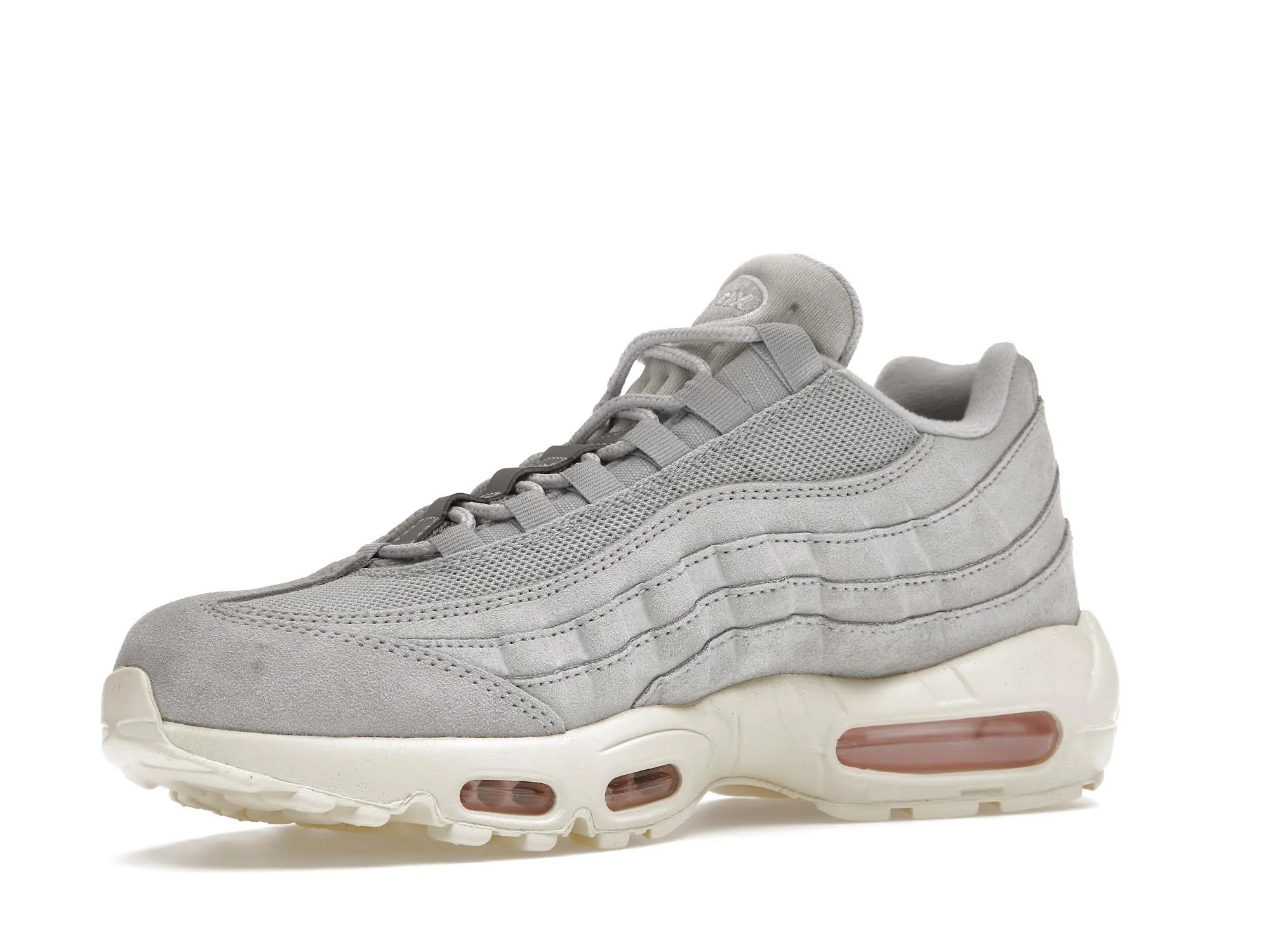 Фото № 2 с приближением к товару «‎Nike Air Max 95 Grey Fog Pink Foam»