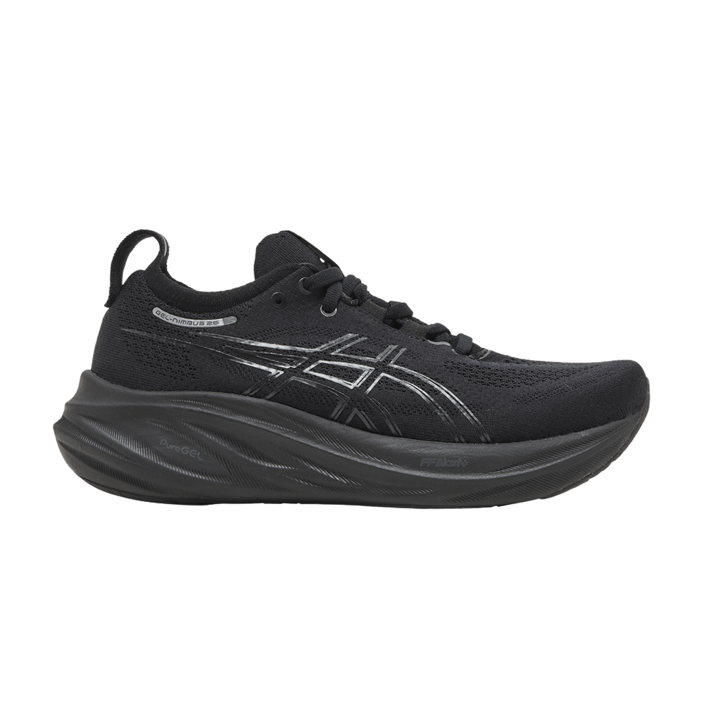 ASICS Women's Gel Nimbus 26 Wide Triple Black
