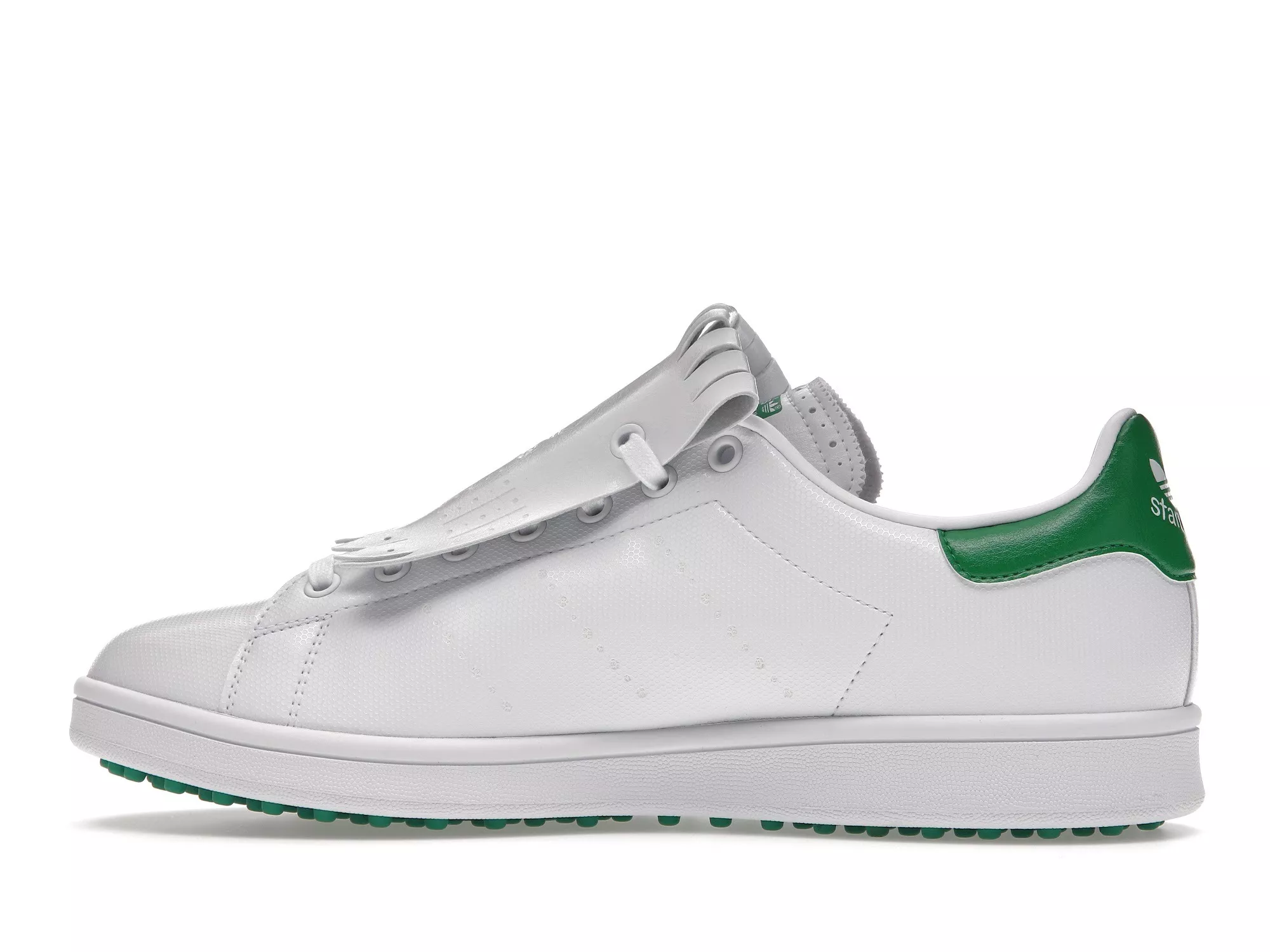 Фото № 4 с приближением к товару «‎adidas Stan Smith Golf Spikeless White Green»