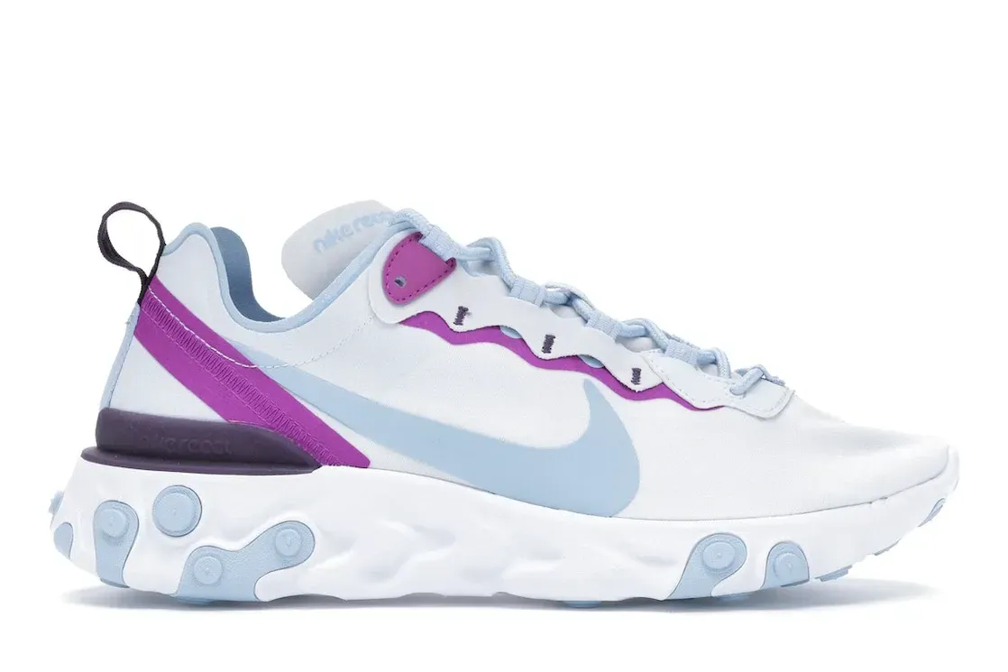 Фото № 1 с приближением к товару «‎Nike React Element 55 Football Grey Psychic Blue »