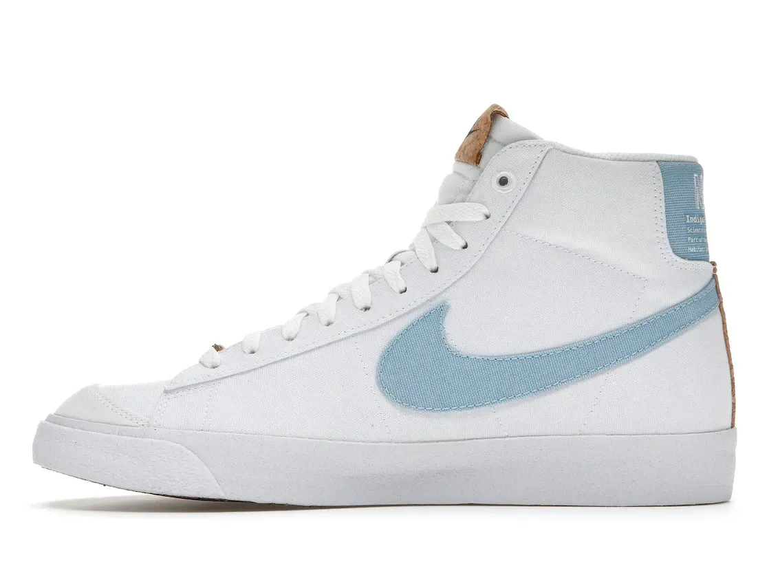 Фото № 3 с приближением к товару «‎Nike Blazer Mid 77 White Indigo»
