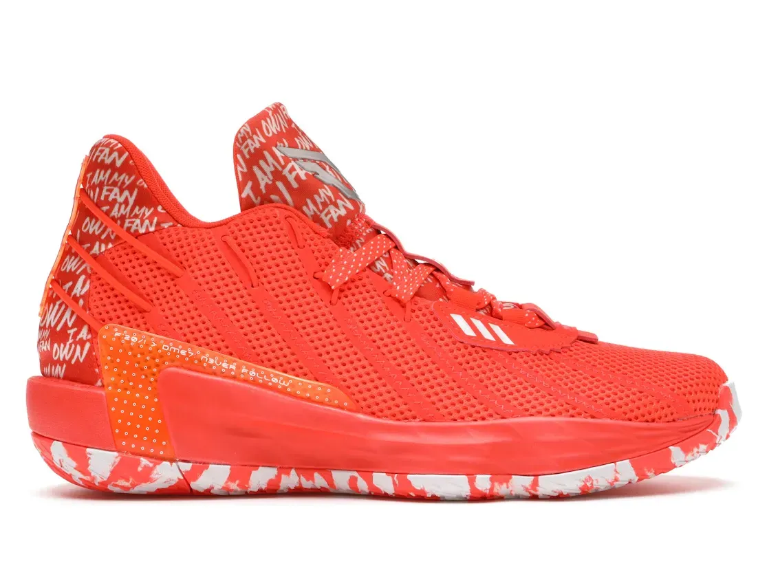 Фото № 1 с приближением к товару «‎adidas Dame 7 I Am My Own Fan Solar Red»