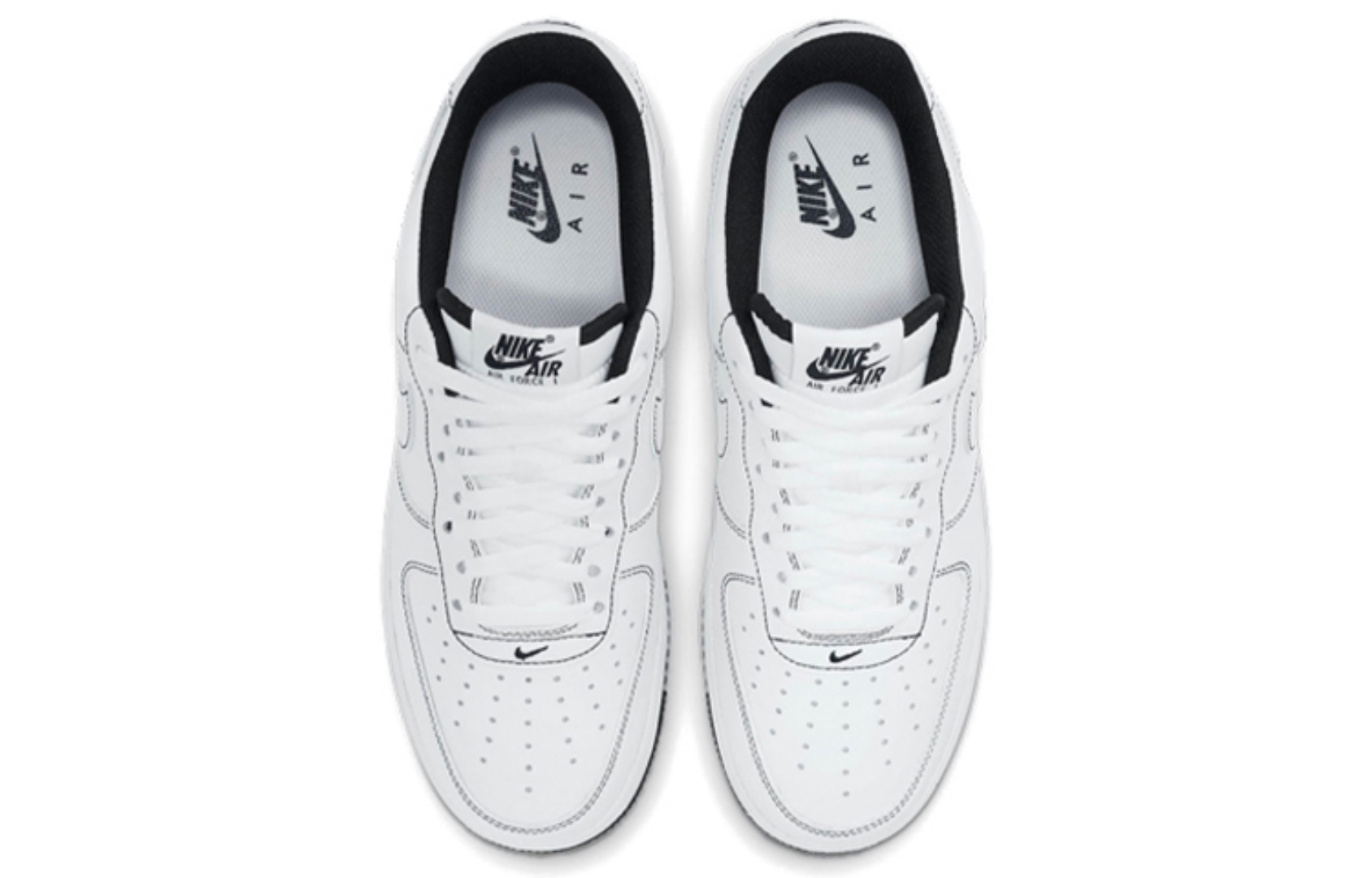 Фото № 6 с приближением к товару «‎Nike Air Force 1 Low WhiteBlack»