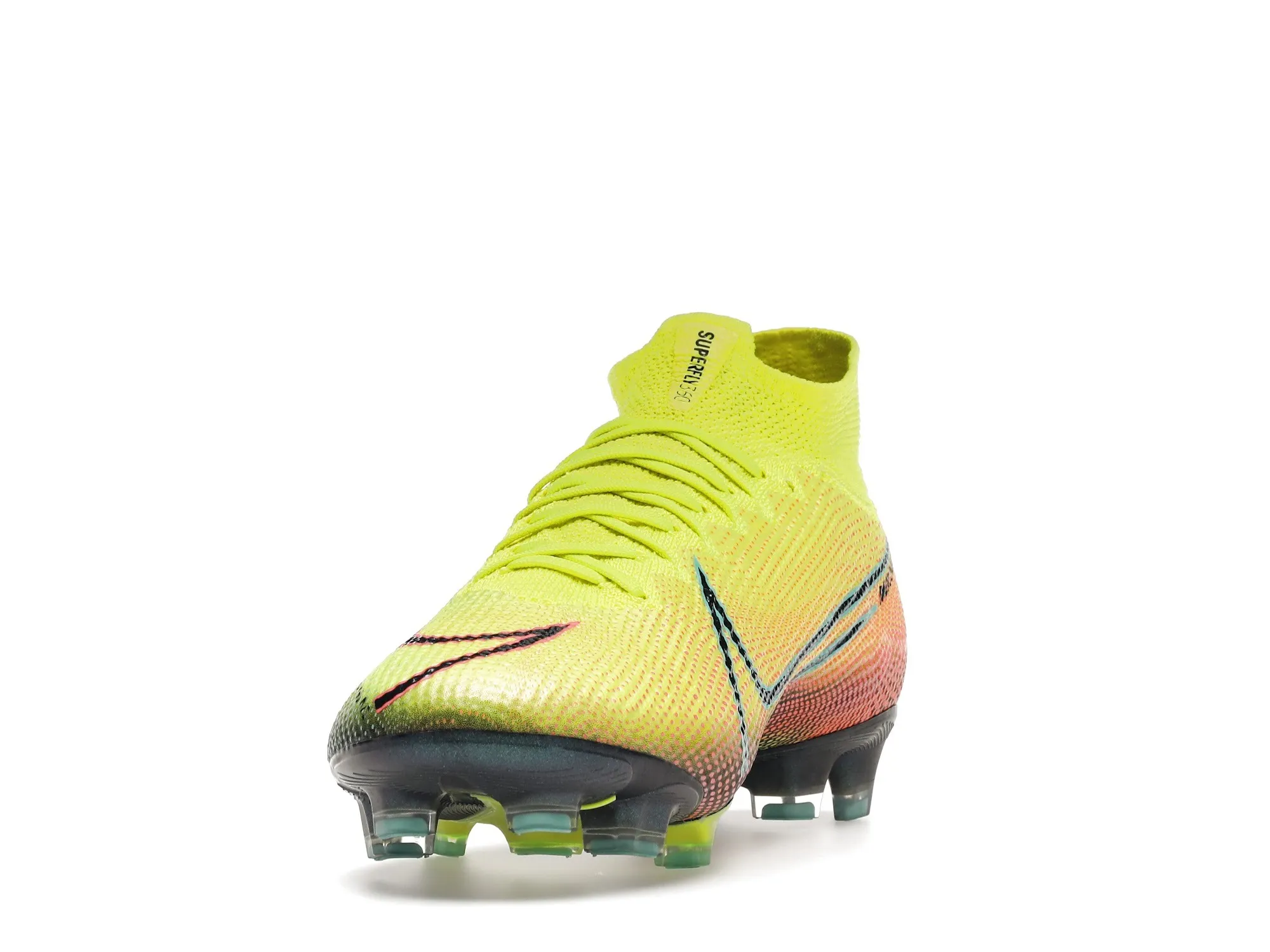 Фото № 2 с приближением к товару «‎Nike Mercurial Superfly 7 Elite MDS FG Lemon Venom»