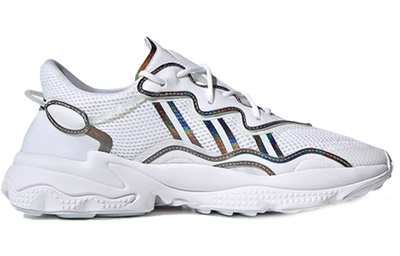 Фото № 2 с приближением к товару «‎adidas originals Ozweego 'White Iridescent'»
