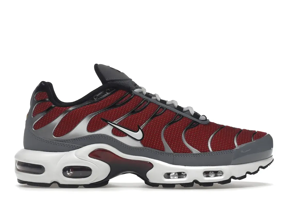 Фото № 1 с приближением к товару «‎Nike Air Max Plus Red Grey»