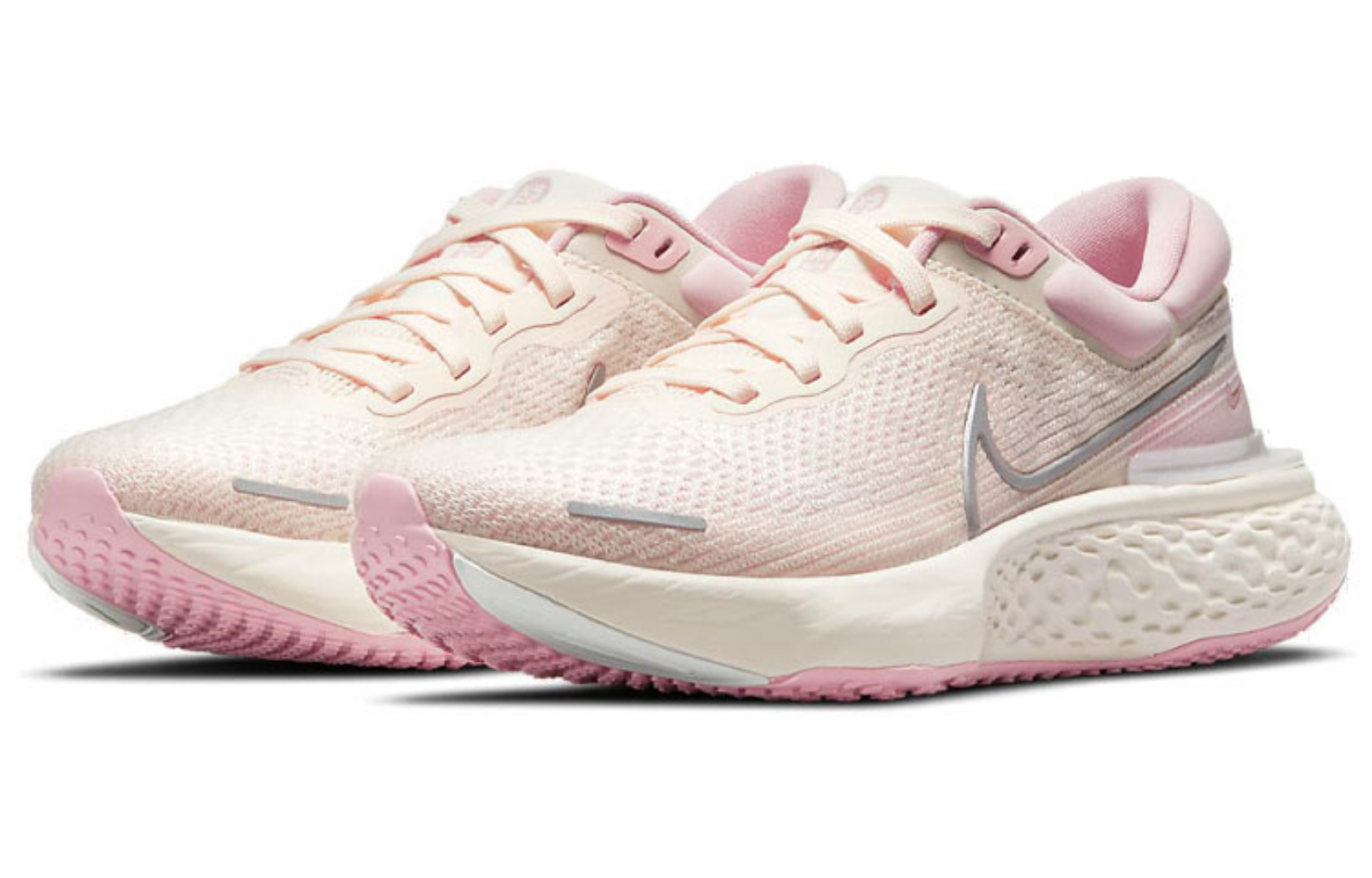 Фото № 3 с приближением к товару «‎Nike Wmns ZoomX Invincible Run Flyknit 'Guava Ice Pink Glaze'»