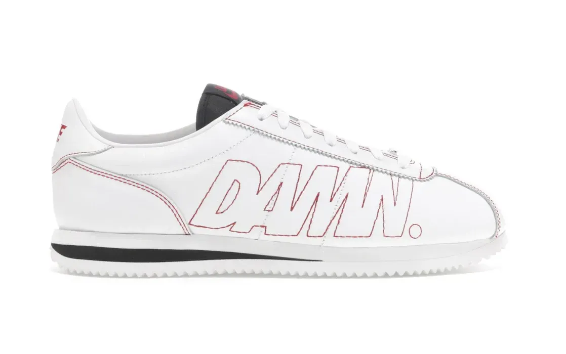 Фото № 1 с приближением к товару «‎Nike Cortez Kenny 1 Kendrick Lamar Damn White Gym Red»