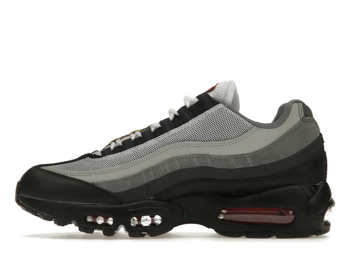 Фото № 3 с приближением к товару «‎Nike Air Max 95 Track Red Smoke Grey»
