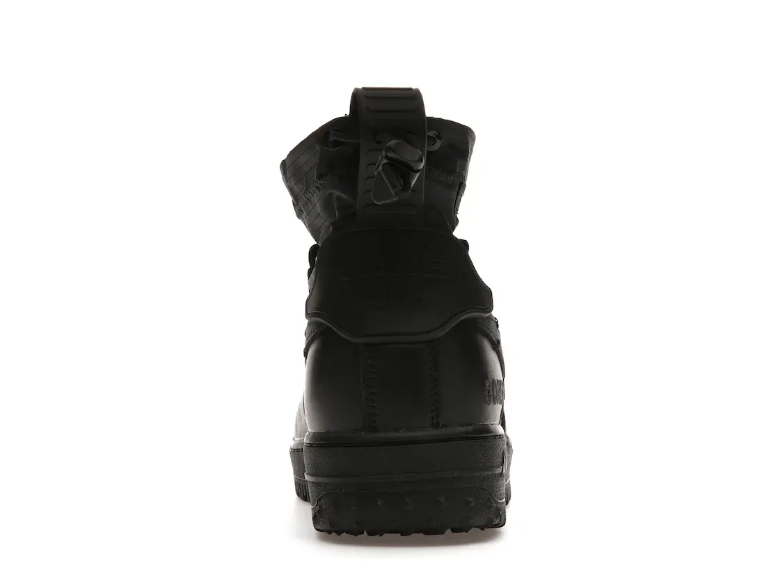 Фото № 4 с приближением к товару «‎Nike Air Force 1 High Gore-Tex Triple Black»