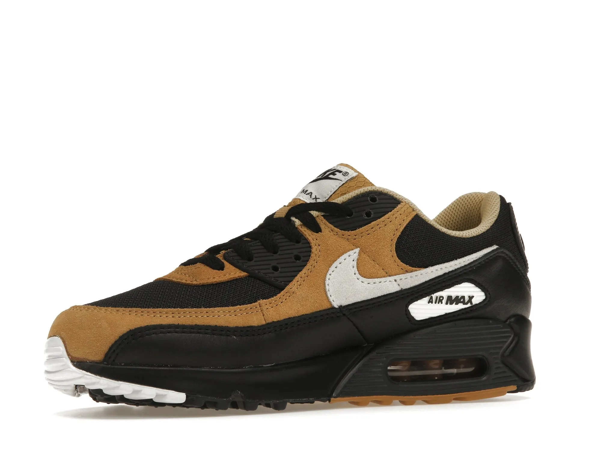 Фото № 4 с приближением к товару «‎Nike Air Max 90 Black Elemental Gold»