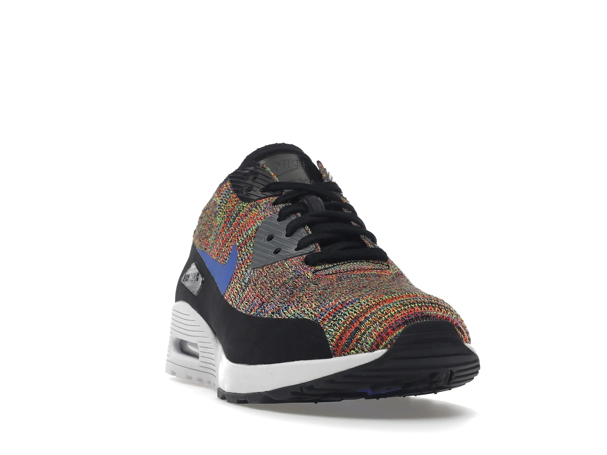 Фото № 3 с приближением к товару «‎Nike Air Max 90 Ultra 2.0 Flyknit Black Medium Blue Cool Grey »