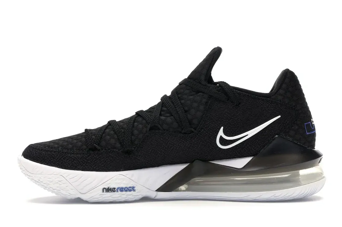 Фото № 3 с приближением к товару «‎Nike LeBron 17 Low Black White»