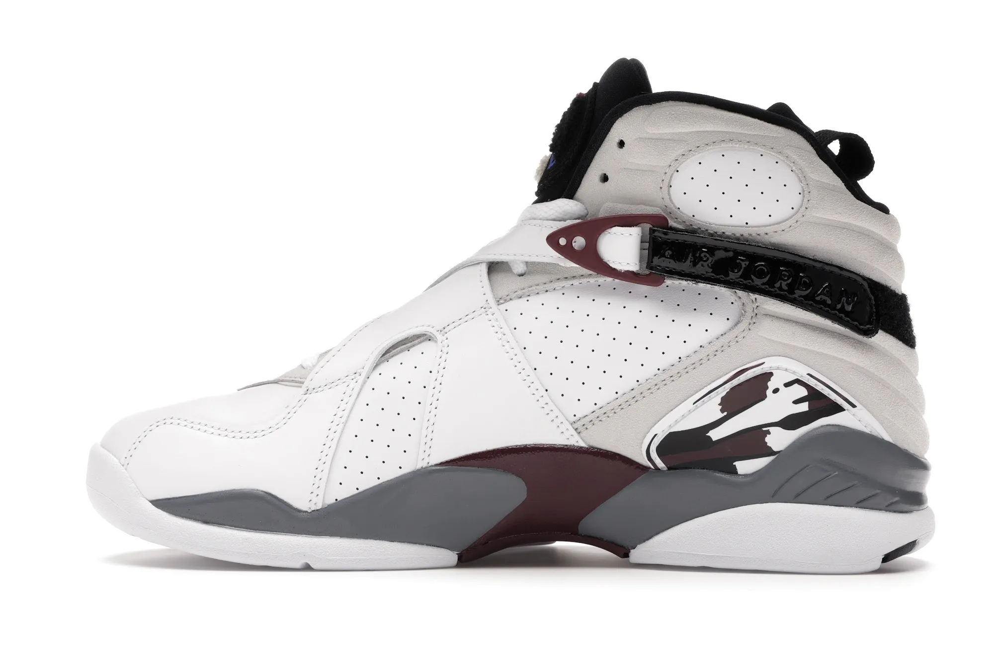 Фото № 5 с приближением к товару «‎Jordan 8 Retro White Burgundy »