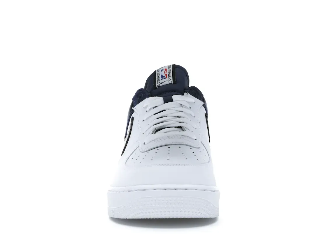 Фото № 2 с приближением к товару «‎Nike Air Force 1 Low '07 LV8 Midnight Navy Satin»
