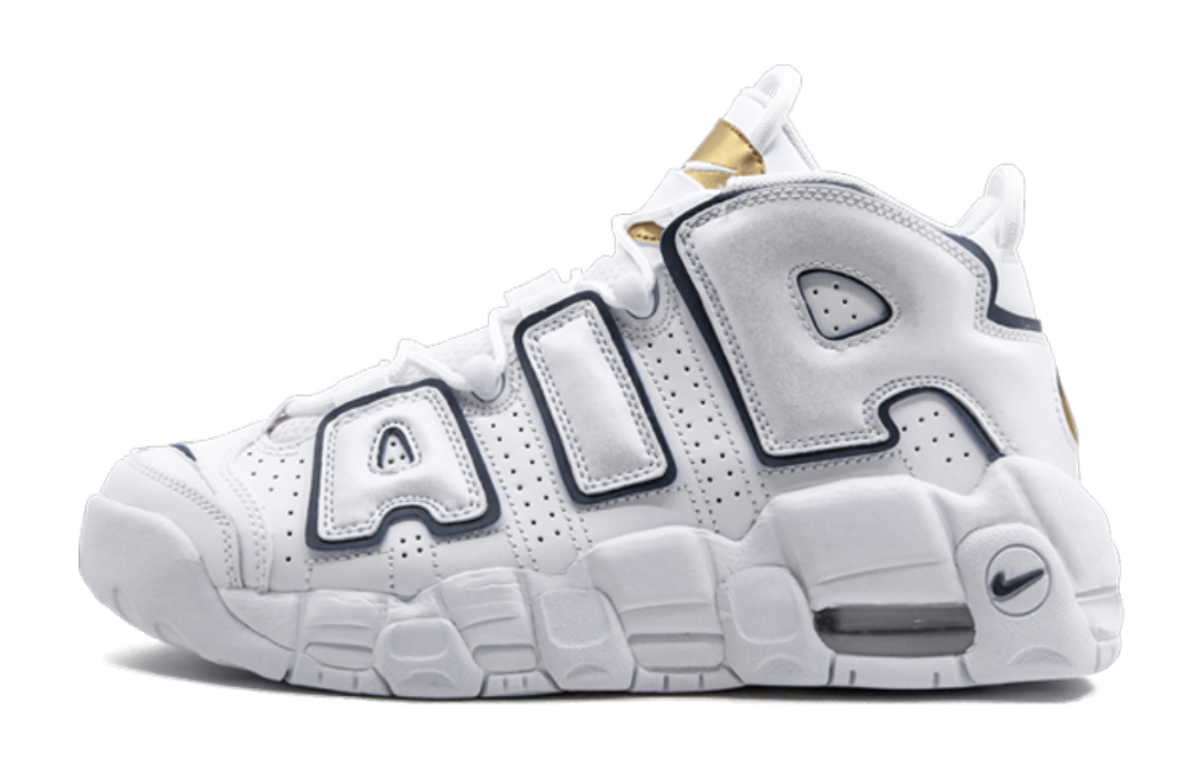 Фото № 1 с приближением к товару «‎Nike Air More Uptempo Navy White»