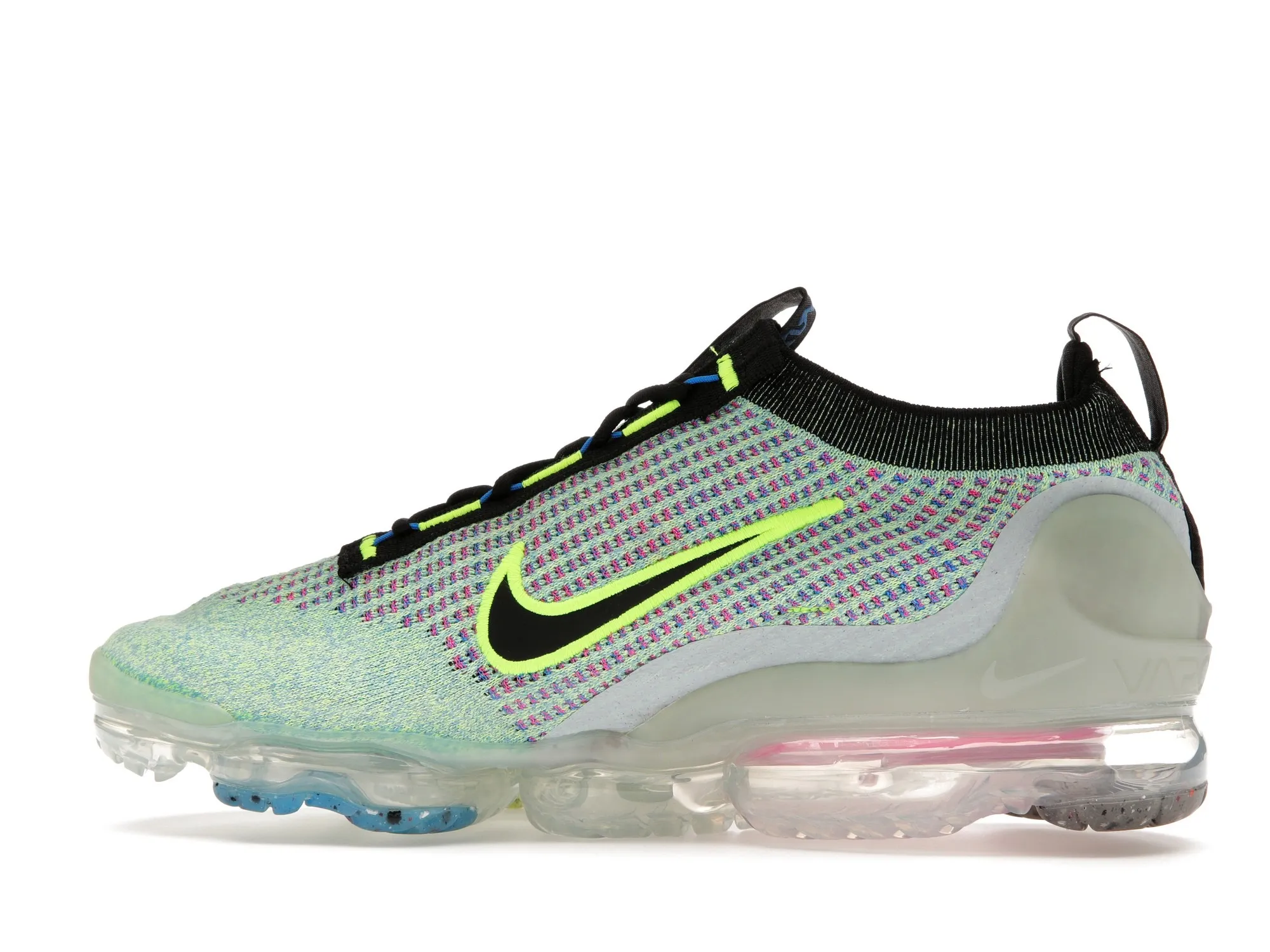 Фото № 5 с приближением к товару «‎Nike Air VaporMax 2021 Flyknit Next Nature Volt Photo Blue»