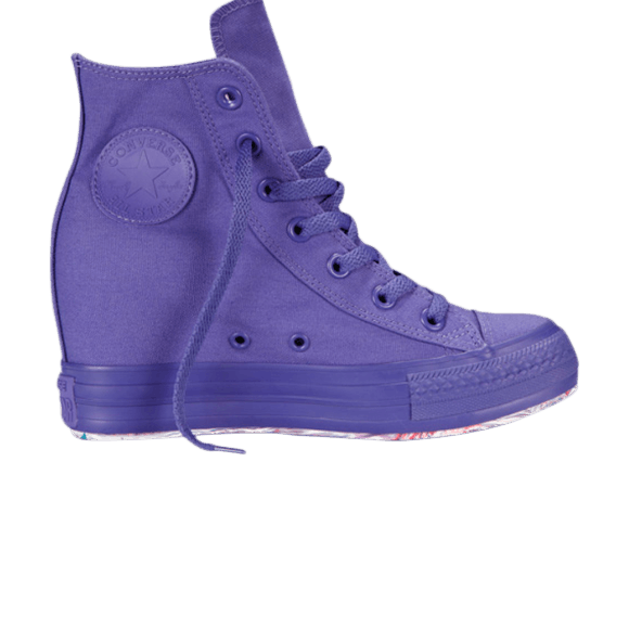 Фото № 1 с приближением к товару «‎Converse Women's Chuck Taylor Platform Plus Wedge Hi Purple»