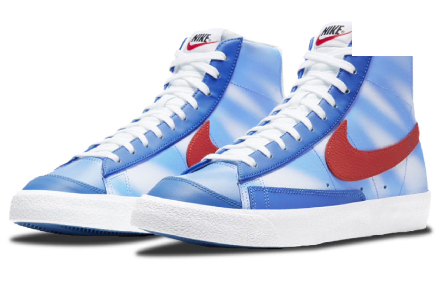 Фото № 3 с приближением к товару «‎Nike Blazer Mid WhiteBlueRed»