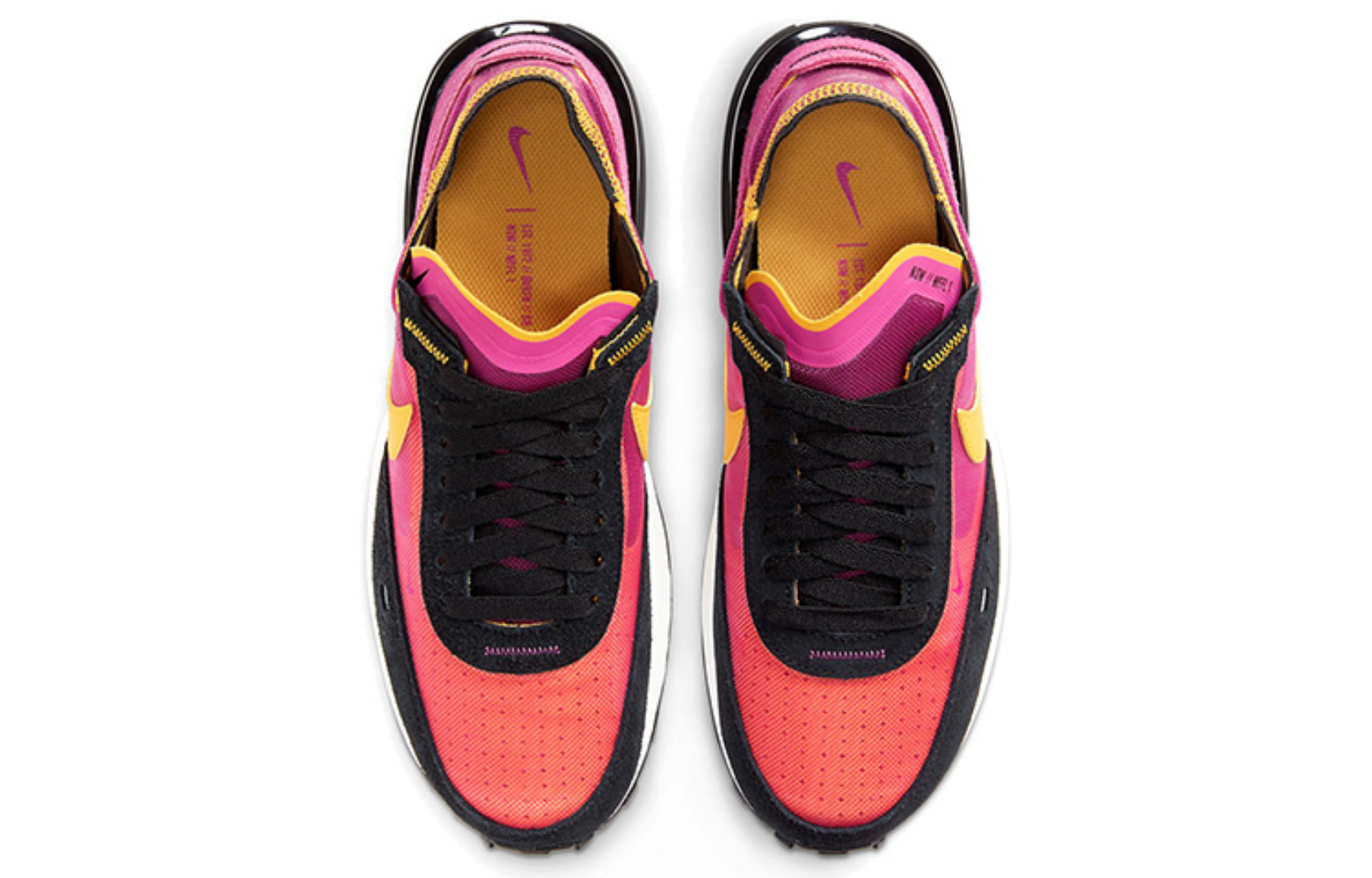 Фото № 4 с приближением к товару «‎Nike Waffle One "Active Fuchsia" For Women BlackPurpleGold»