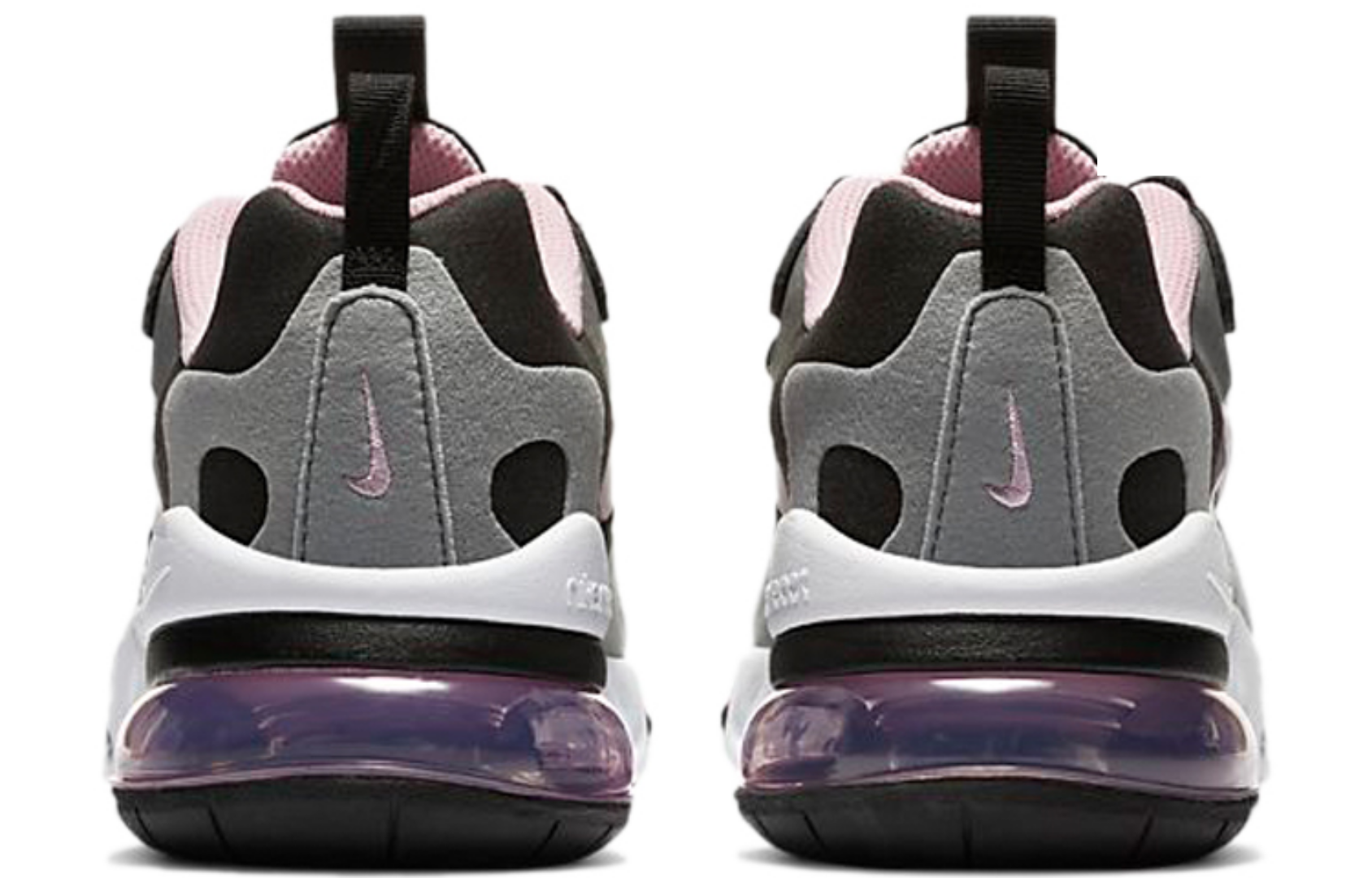 Фото № 4 с приближением к товару «‎Nike Air Max 270 React (GS) GreyPink»