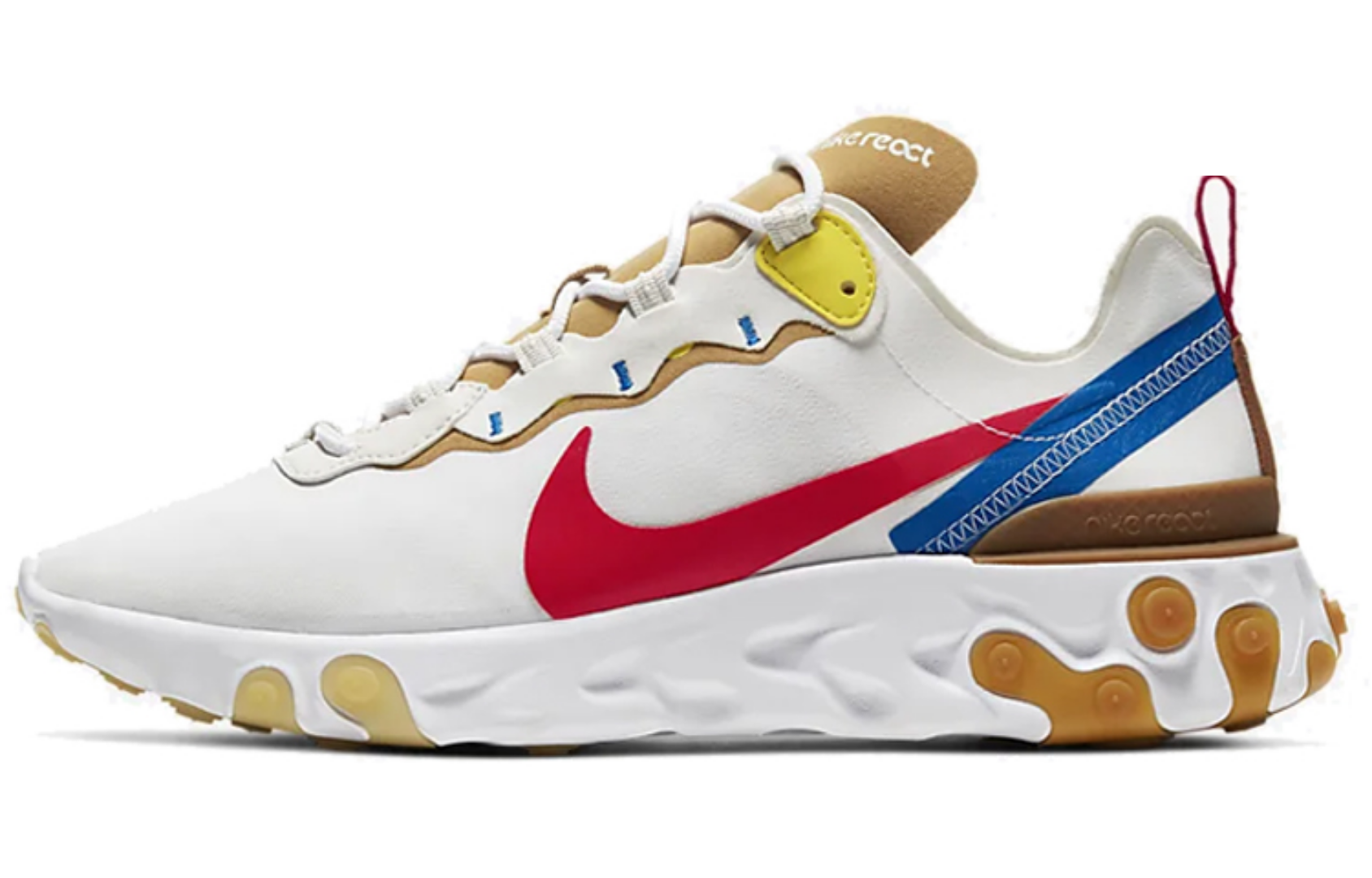 Фото № 1 с приближением к товару «‎Nike React Element 55 WhiteBrown»