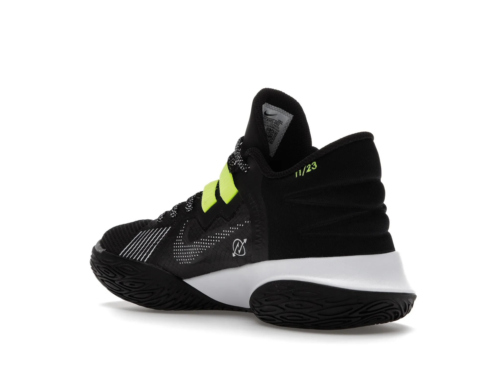 Фото № 6 с приближением к товару «‎Nike Kyrie Flytrap V Black Cool Grey Volt»