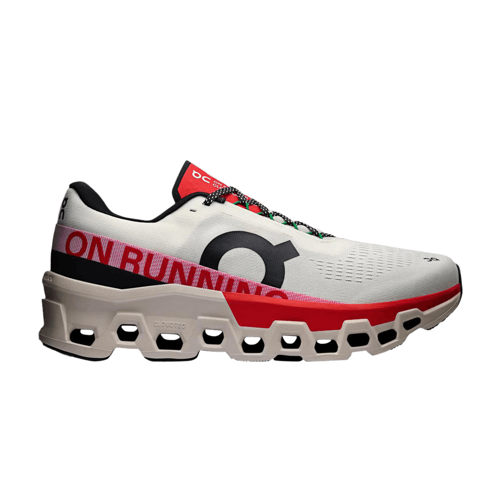 Cloudmonster 2 Ivory Silver Red