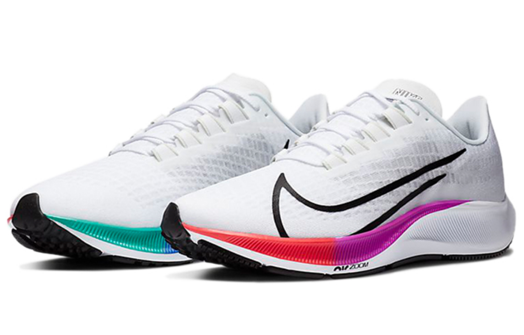 Фото № 3 с приближением к товару «‎Nike Air Zoom Pegasus 37 'White Multi'»