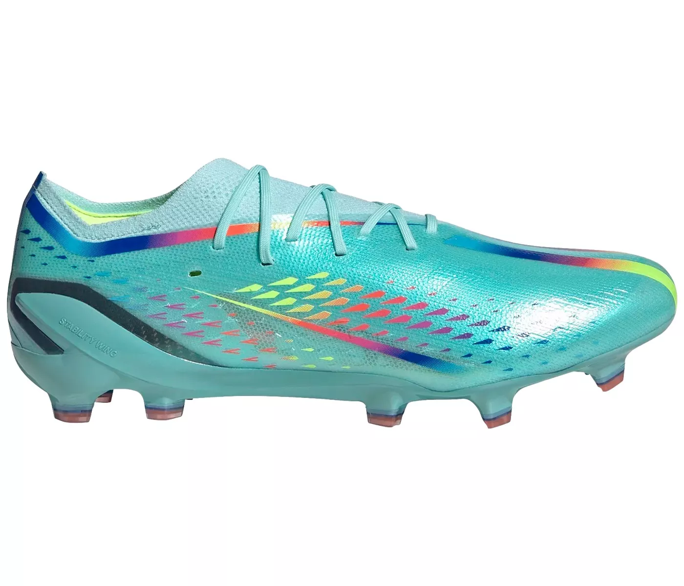 Фото № 1 с приближением к товару «‎adidas X Speedportal.1 FG Al Rihla Pack Clear Aqua»