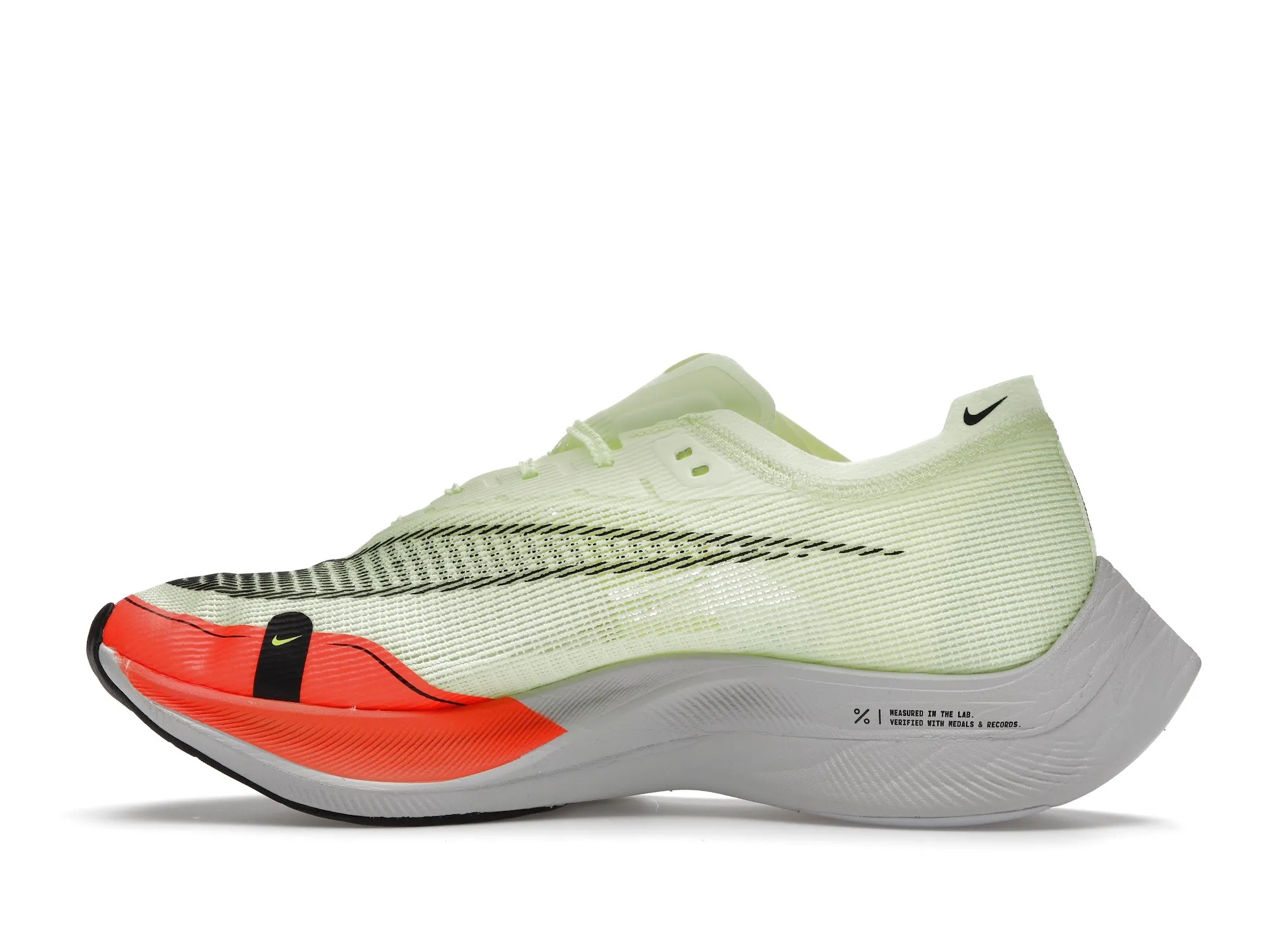 Фото № 5 с приближением к товару «‎Nike ZoomX Vaporfly Next% 2 Barely Volt Hyper Orange»
