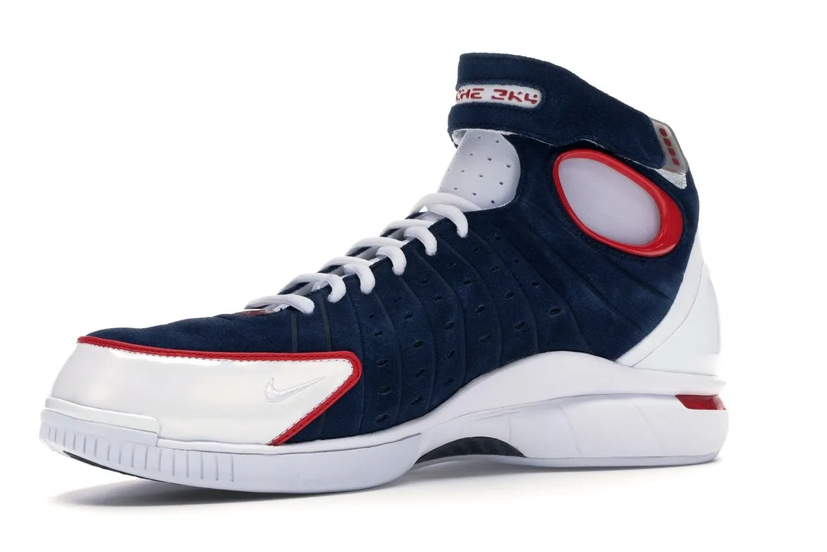 Фото № 4 с приближением к товару «‎Nike Air Zoom Huarache 2K4 Navy White Red (2016)»