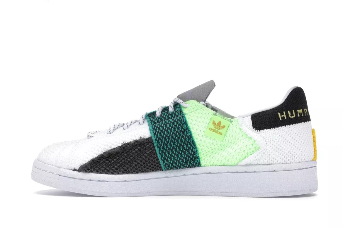 Фото № 4 с приближением к товару «‎adidas Superstar Pharrell Human Race White»