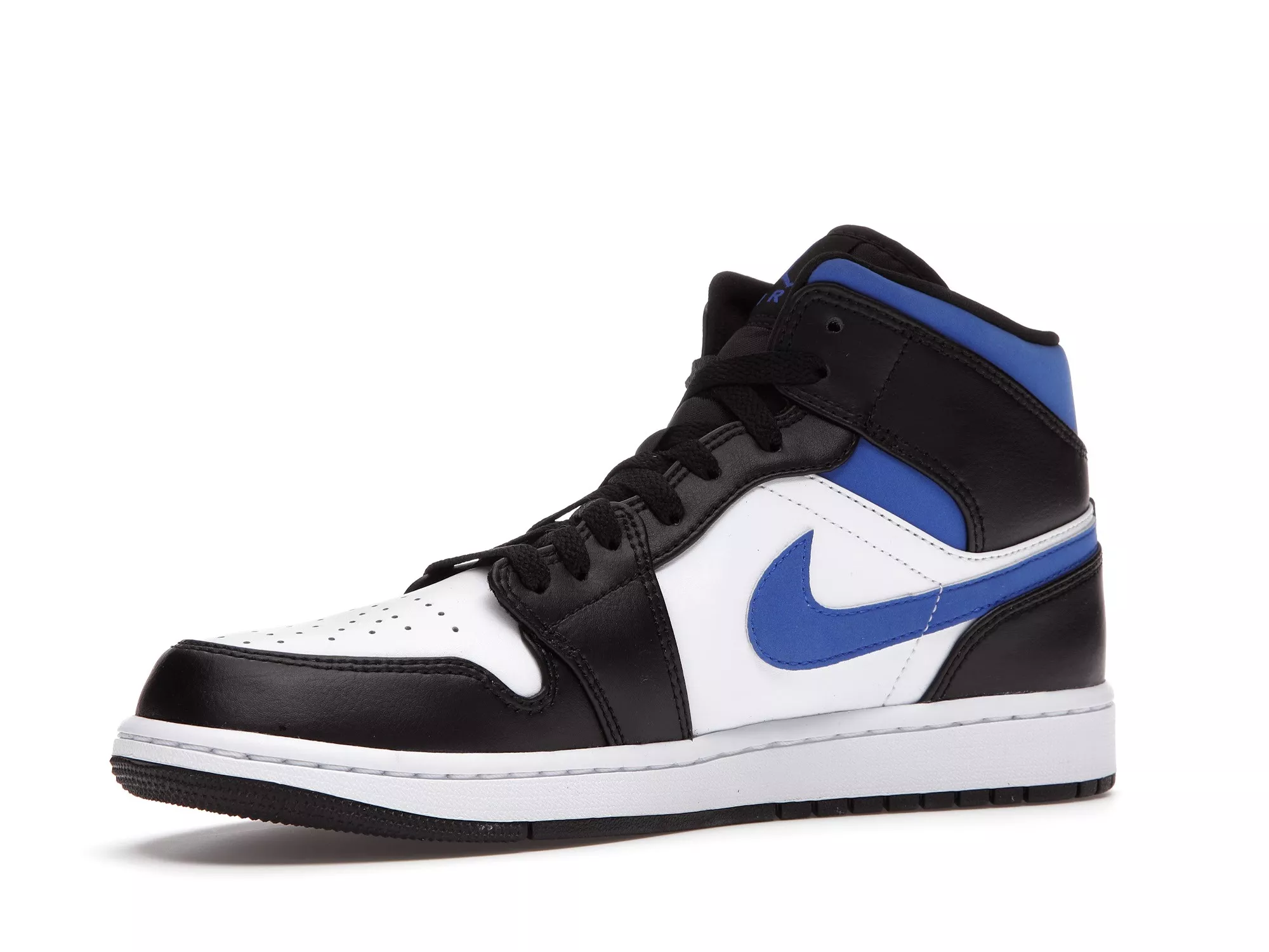 Фото № 4 с приближением к товару «‎Jordan 1 Mid White Black Racer Blue»