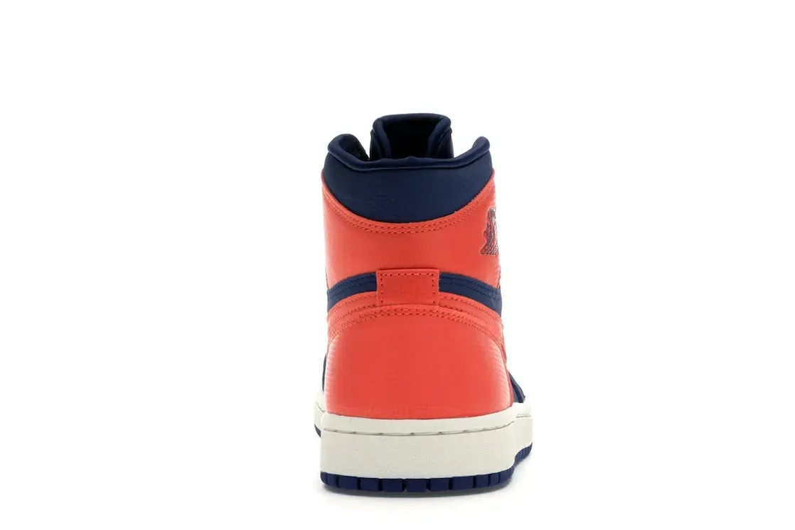 Фото № 4 с приближением к товару «‎Jordan 1 Retro High Blue Void Turf Orange »
