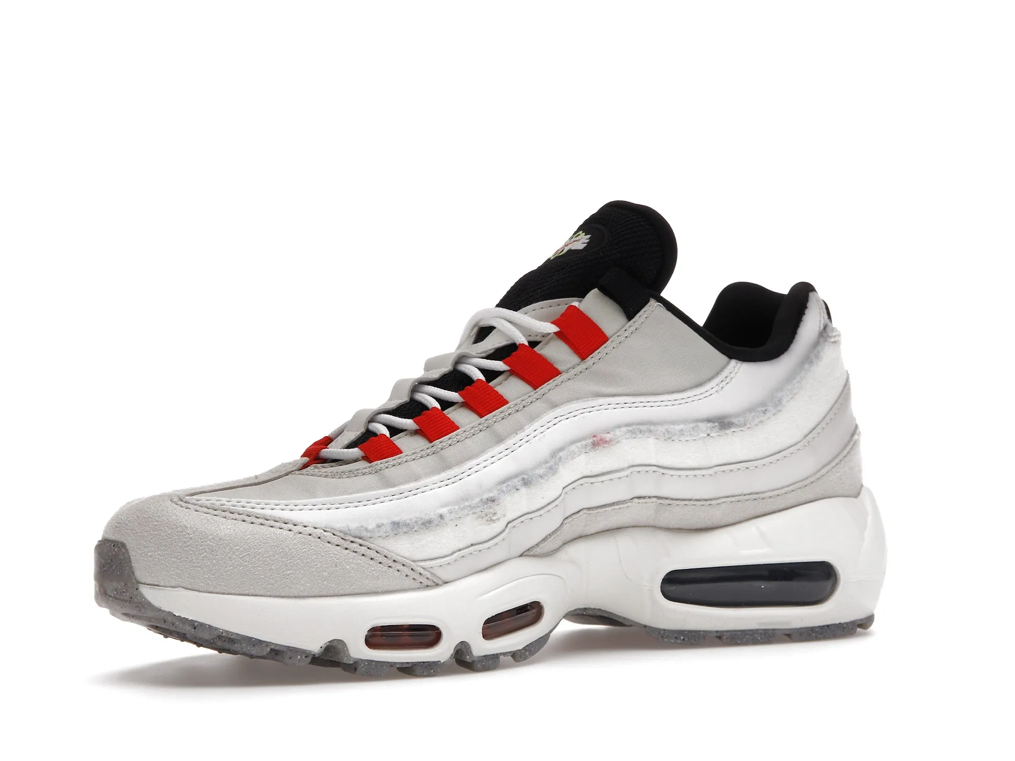 Фото № 2 с приближением к товару «‎Nike Air Max 95 Light Bone Habanero Red»