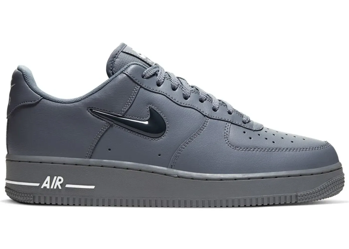 Фото № 1 с приближением к товару «‎Nike Air Force 1 Low Jewel Wolf Grey Black»