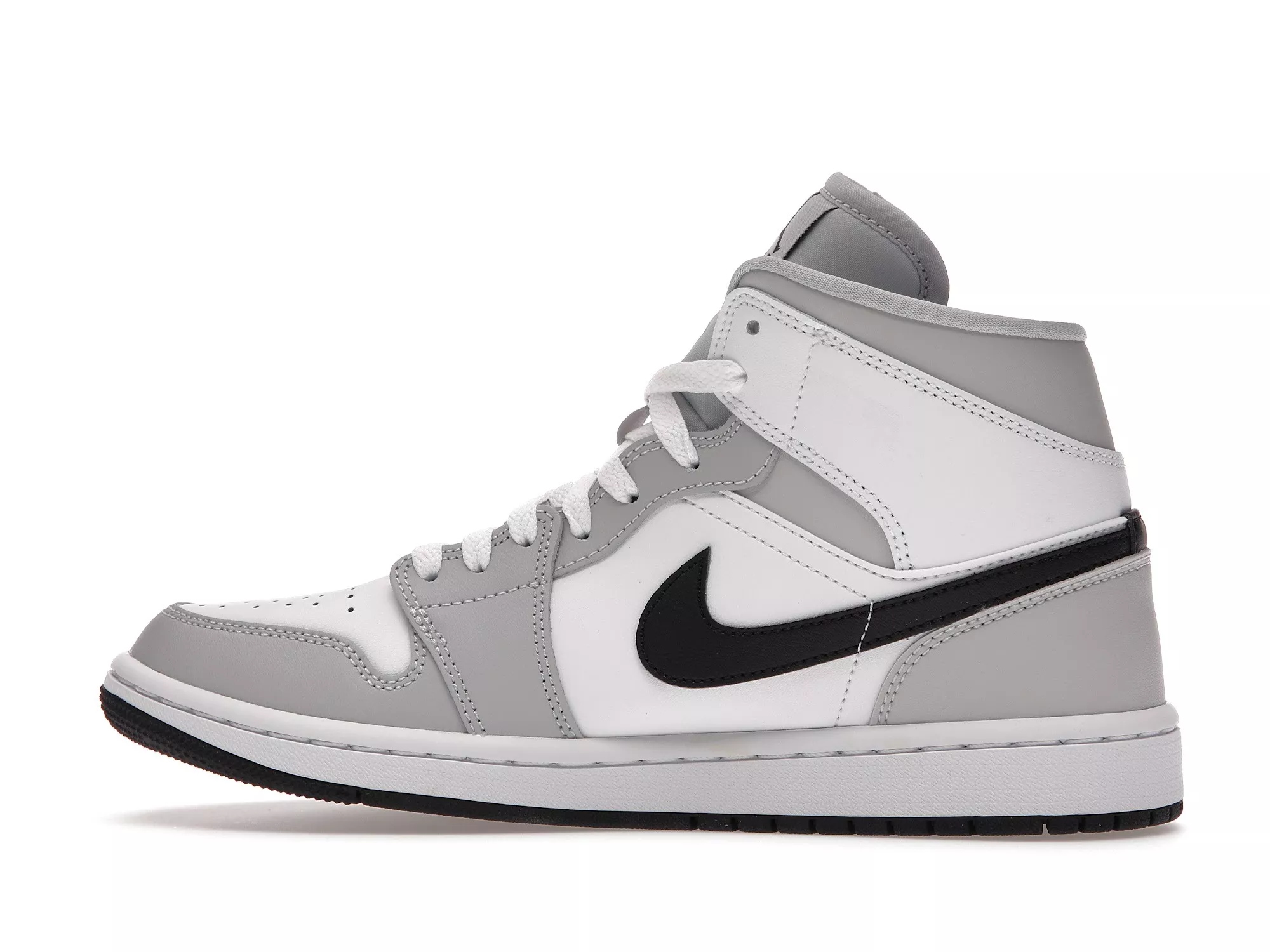 Фото № 6 с приближением к товару «‎Jordan 1 Mid Light Smoke Grey »