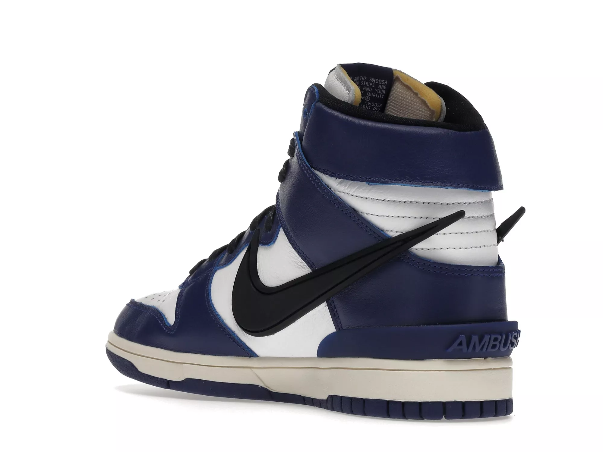 Фото № 3 с приближением к товару «‎Nike Dunk High AMBUSH Deep Royal»