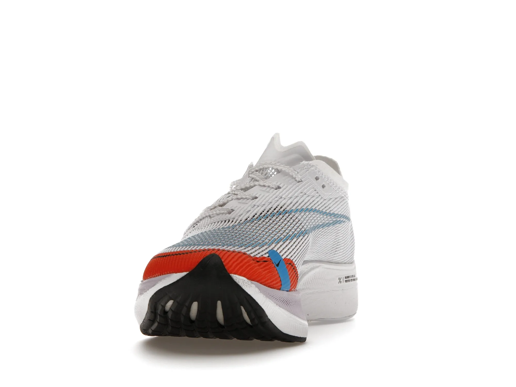 Фото № 2 с приближением к товару «‎Nike ZoomX Vaporfly Next% 2 White Laser Blue Rush Orange»