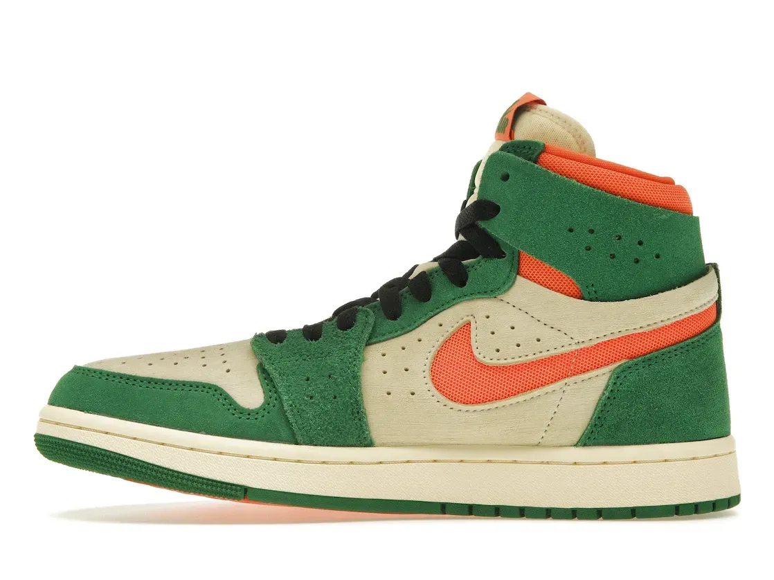 Фото № 3 с приближением к товару «‎Jordan 1 High Zoom Air CMFT 2 Pine Green Orange Blaze »