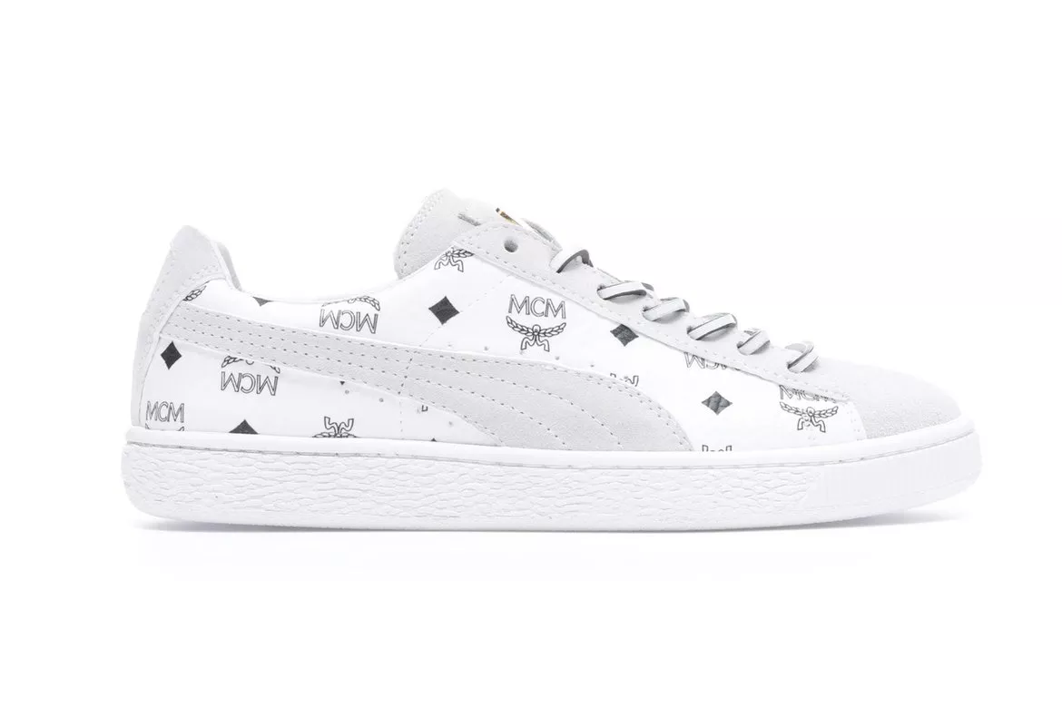 Фото № 1 с приближением к товару «‎Puma Suede Classic MCM (White)»