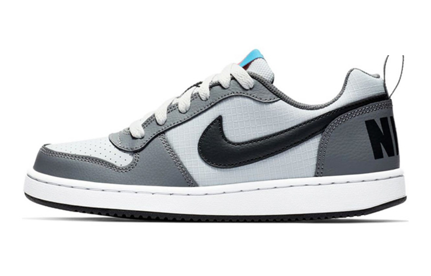 Фото № 1 с приближением к товару «‎Nike Court Borough Low (GS) Shoes GreyBlackBlue»