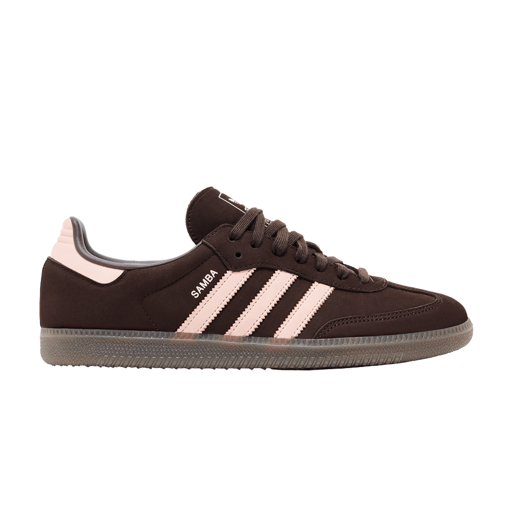 adidas Women's Samba OG Aurora Coffee Sandy Pink White