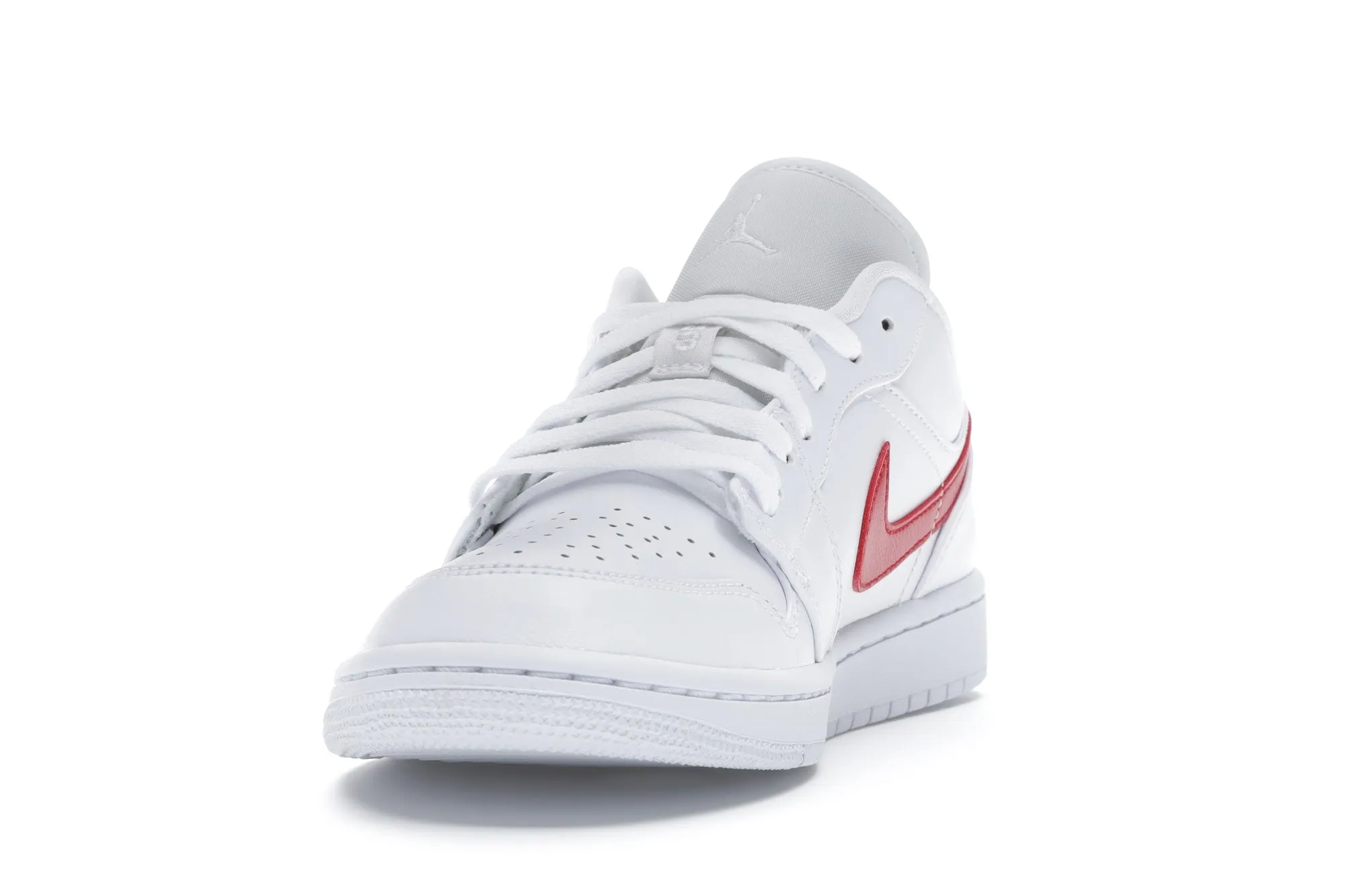 Фото № 4 с приближением к товару «‎Jordan 1 Low White University Red »