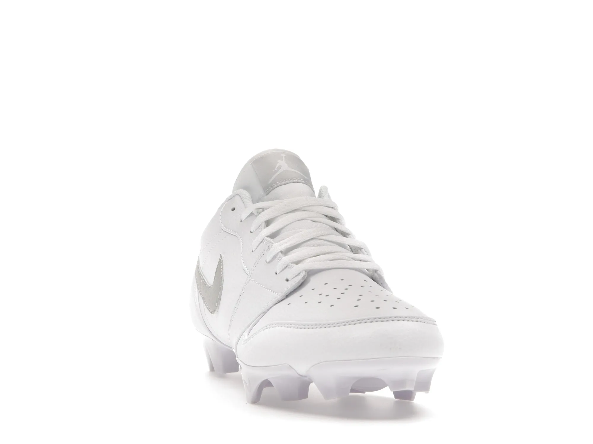 Фото № 6 с приближением к товару «‎Jordan 1 Low TD Cleat White Grey Fog»