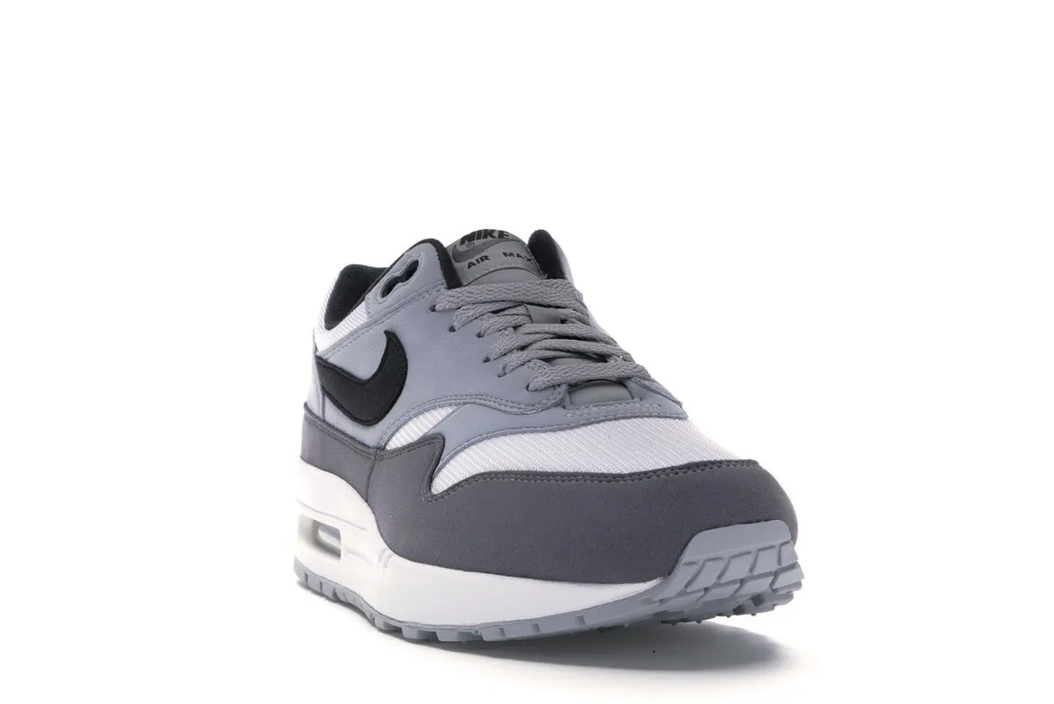 Фото № 2 с приближением к товару «‎Nike Air Max 1 White Black Wolf Grey»